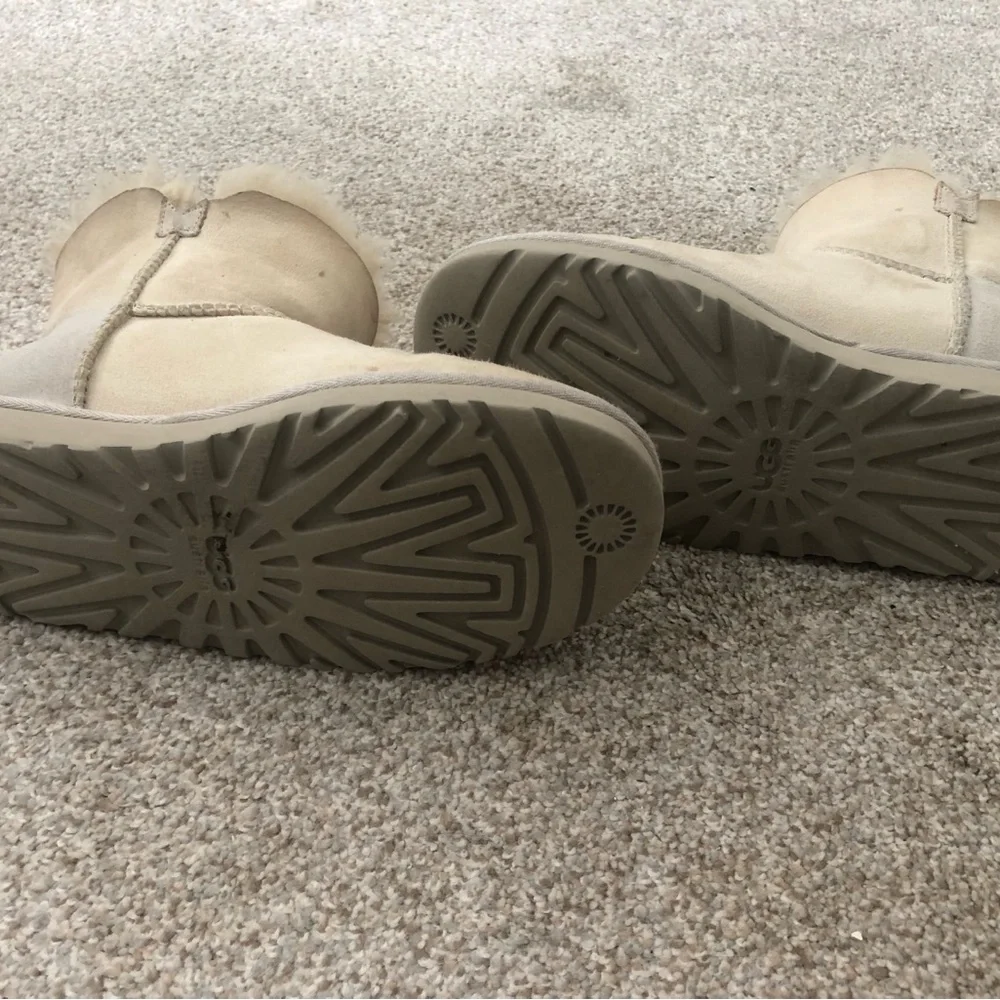 UGG Classic Short Cream Shearling Booties